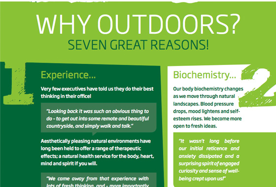 Why outdoors?